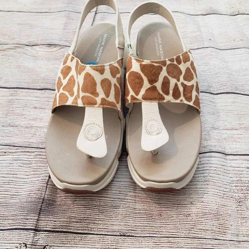 NWOB MARC NASON Giraffe Sandal Platform, Sz 10